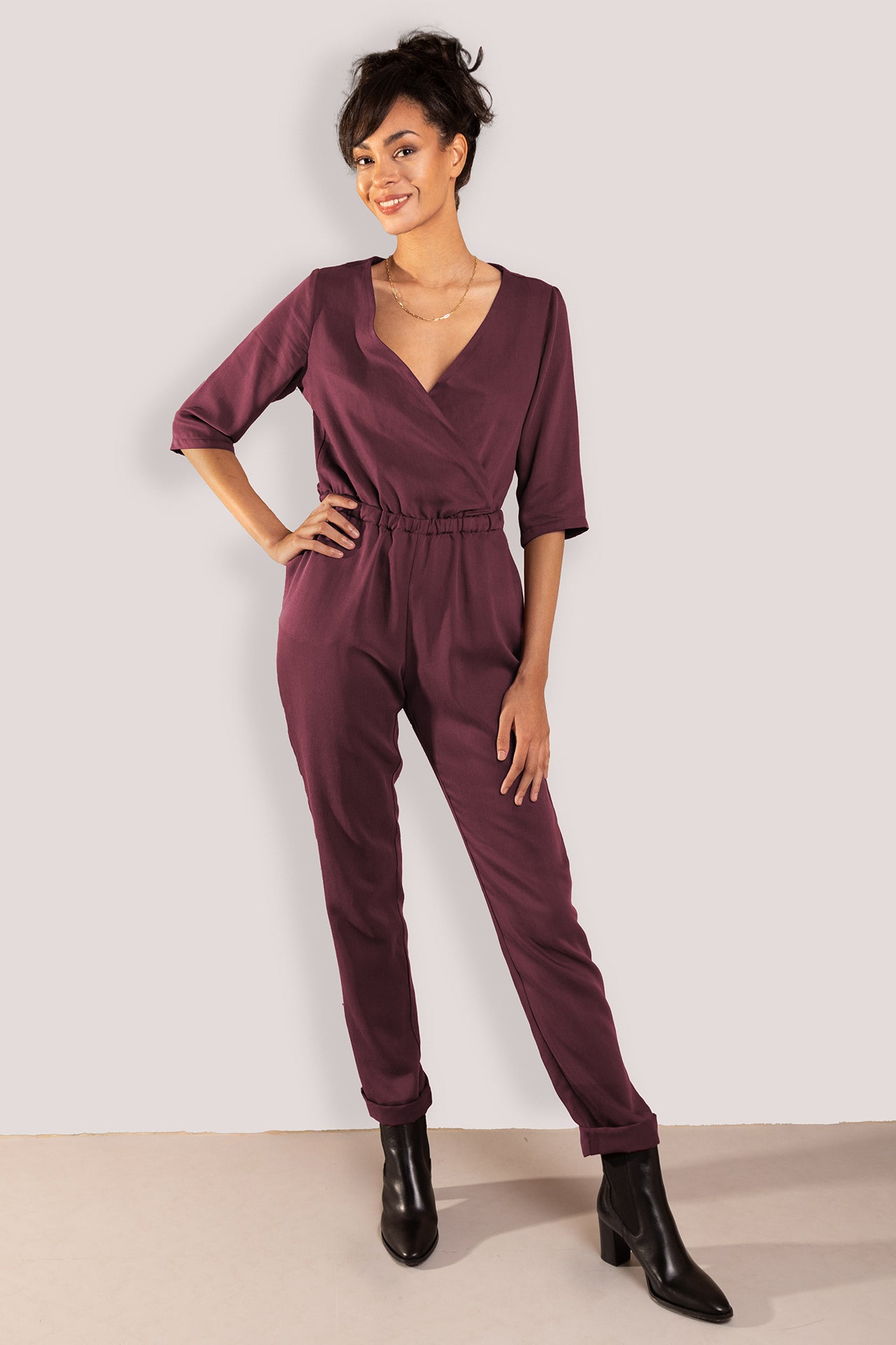 l'amour est bleu Tencel Overall