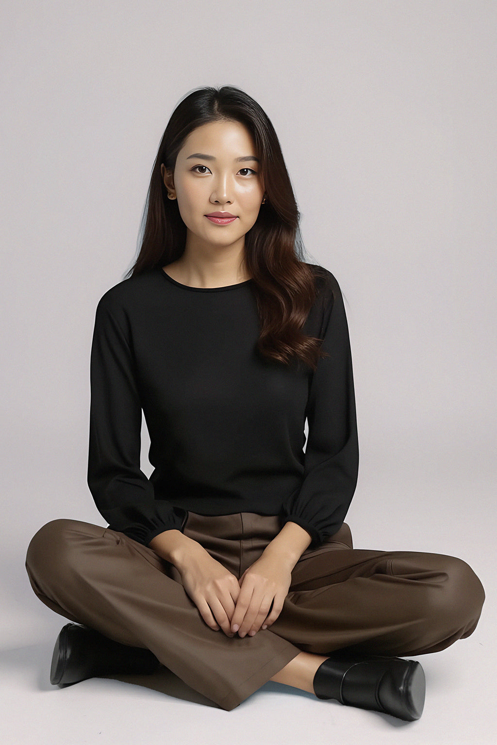 l'amour est bleu volume longsleeve black