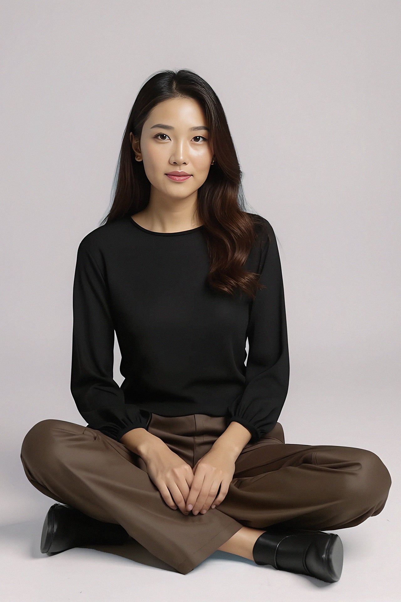 l'amour est bleu volume longsleeve black