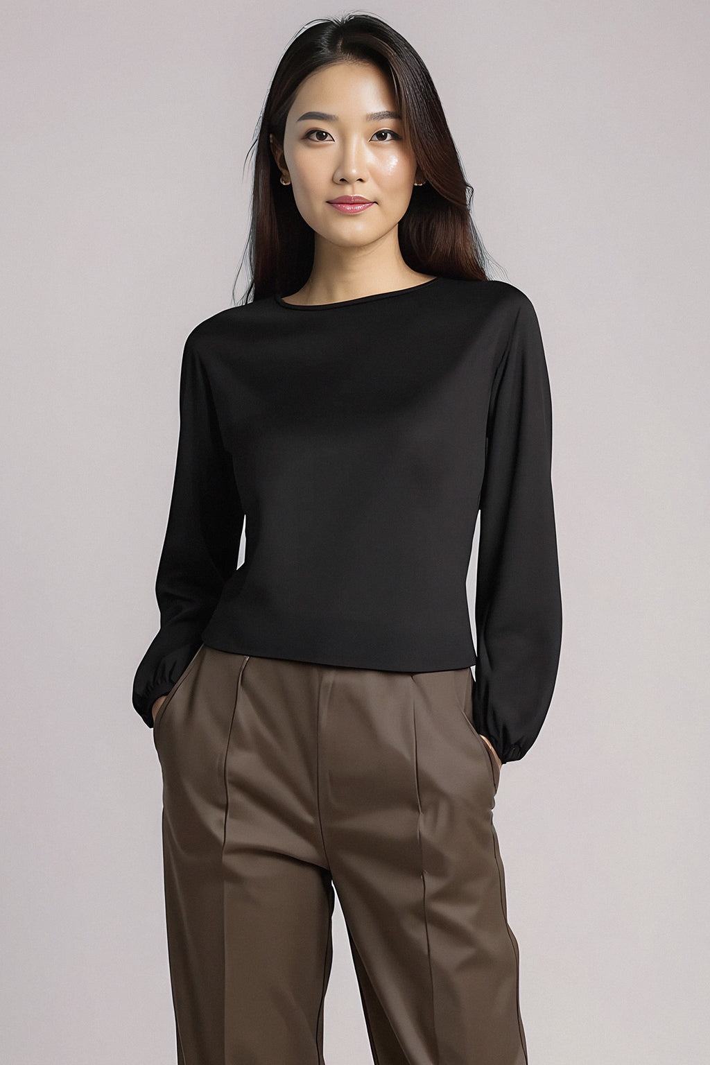 l'amour est bleu volume longsleeve black