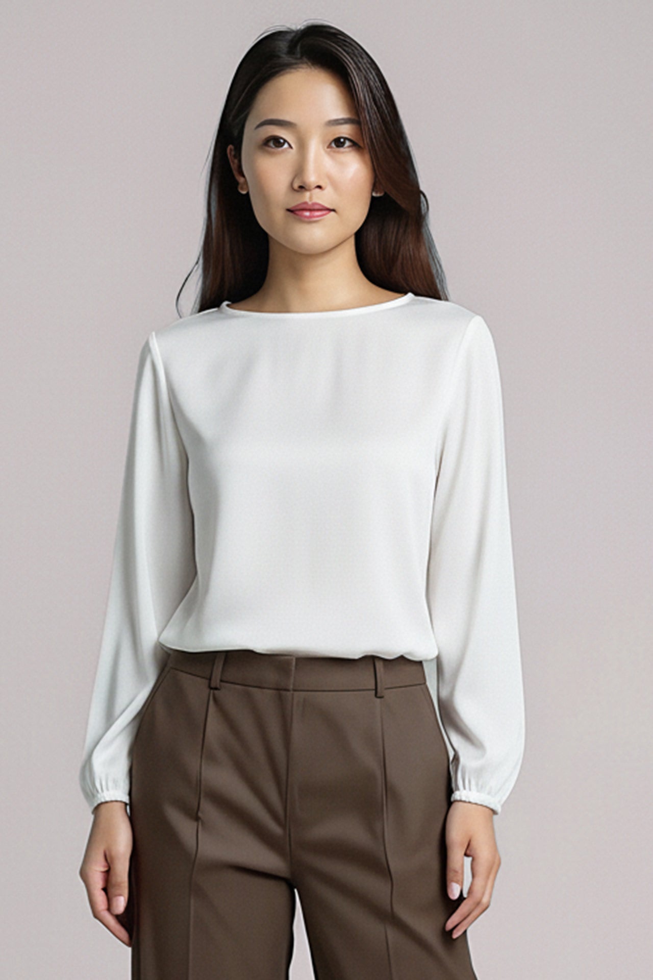 l'amour est bleu volume longsleeve white