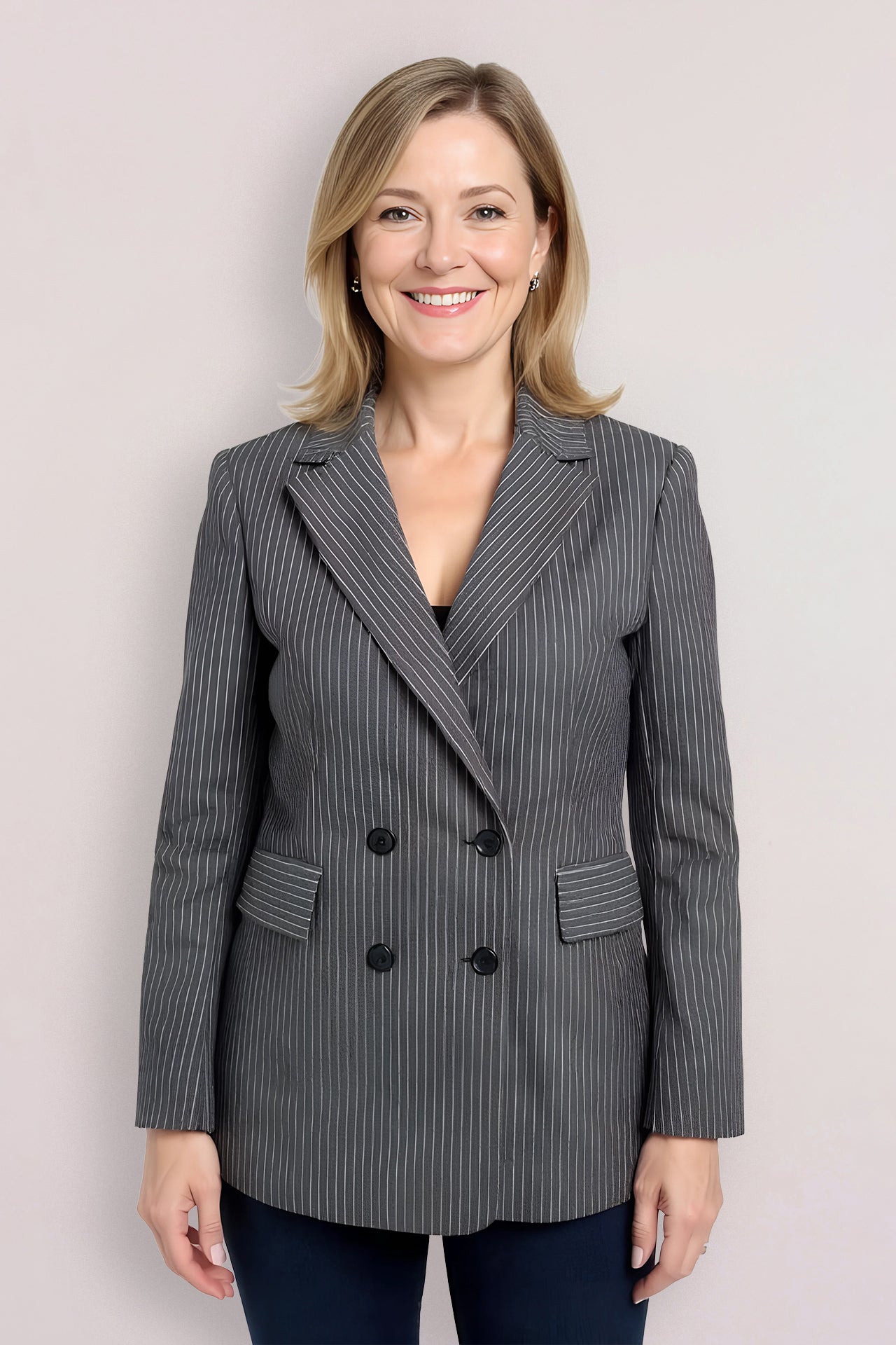 l'amour est bleu Doppelreiher Blazer