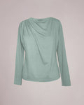 Drapiertes Langarmshirt