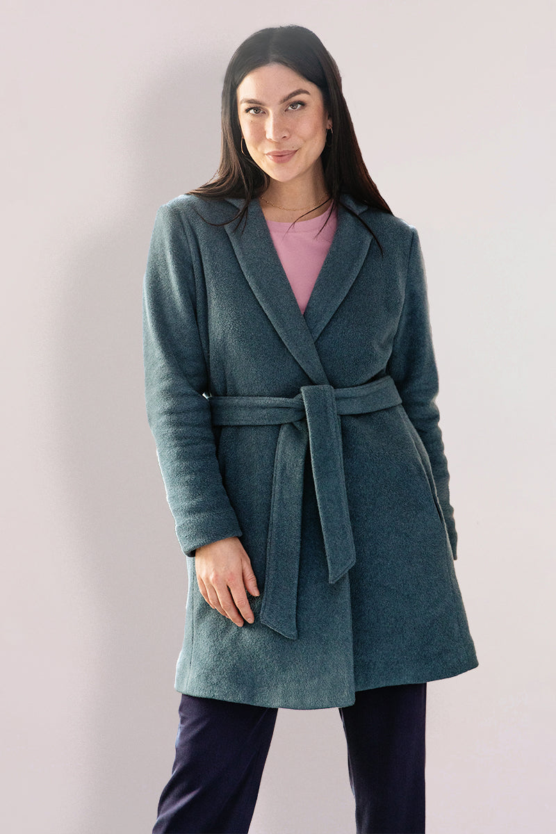 Veganer Bio-Baumwoll Mantel