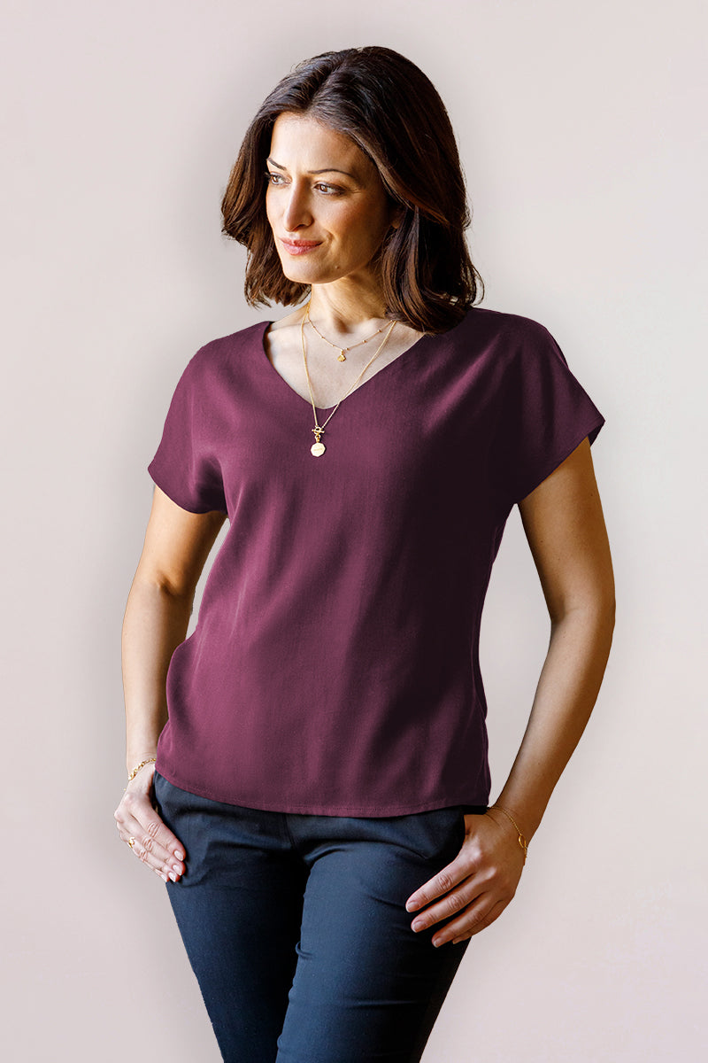 Blouse model Mae V-neck