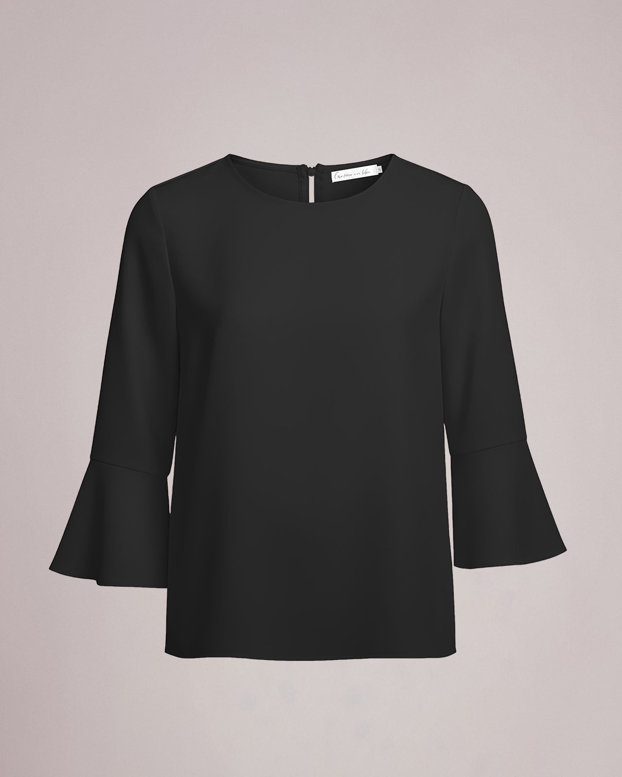 Bluse mit Volants-Ärmeln