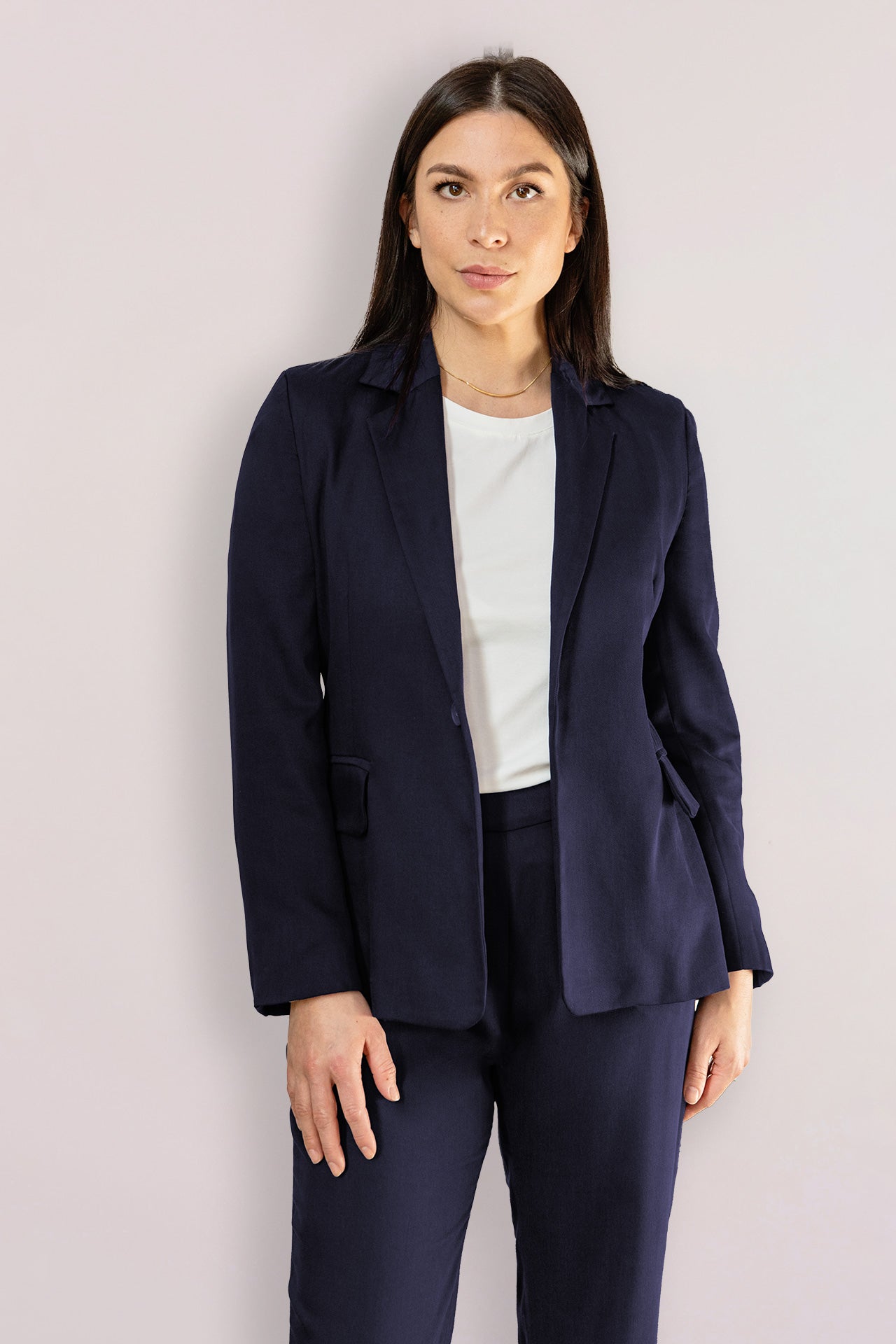 l'amour est bleu Tencel Blazer