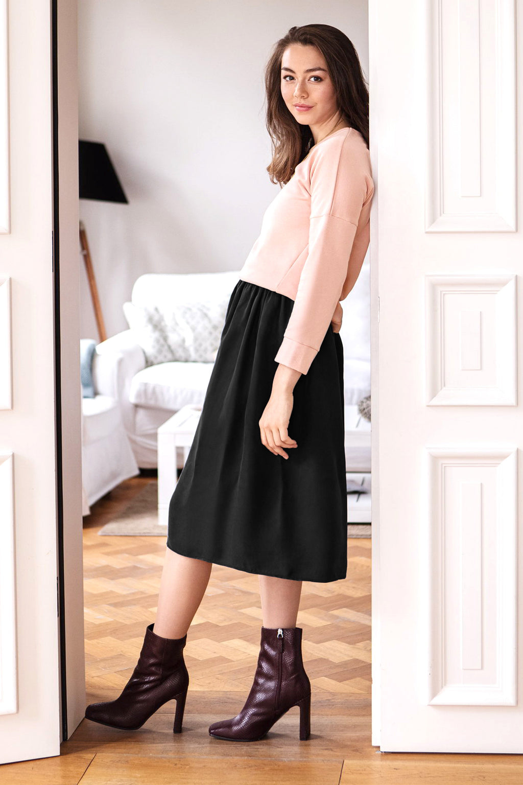 lamour-est-bleu-ecovero-skirt-black