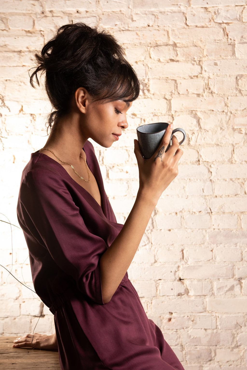 l'amour est bleu Tencel Overall