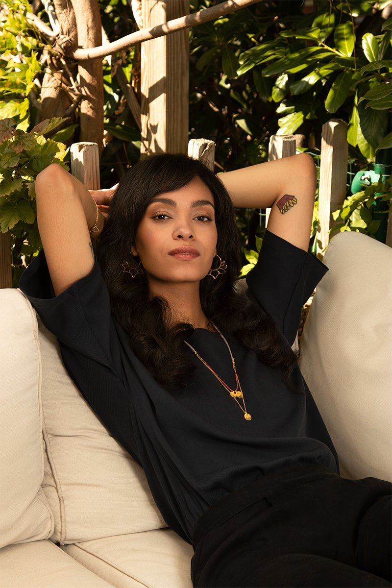 Bluse Modell Astrid - l'amour est bleu