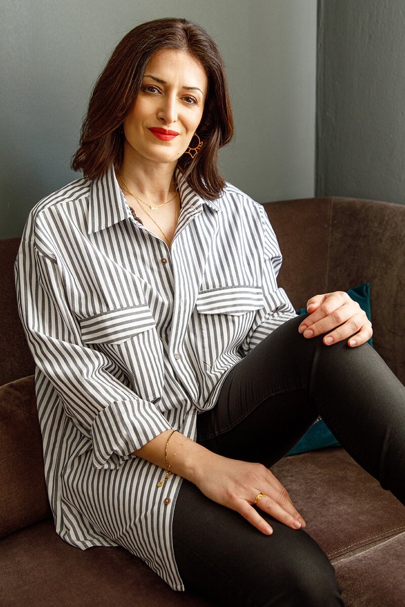 Damen Hemd Ellen - l'amour est bleu