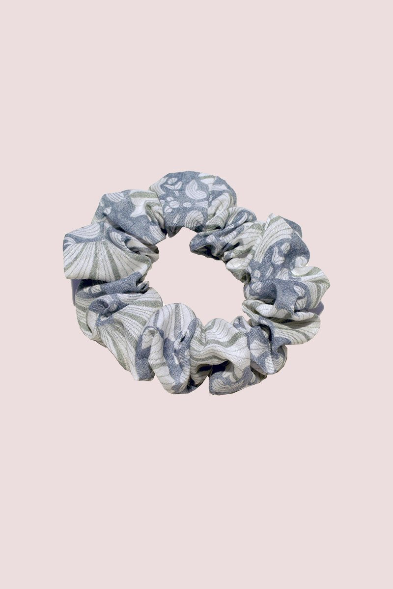 Haarband blau-weiß aus Bio-Baumwolle - l'amour est bleu