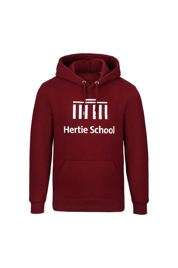 Hertie School Unisex Hoodie burgundy - l'amour est bleu