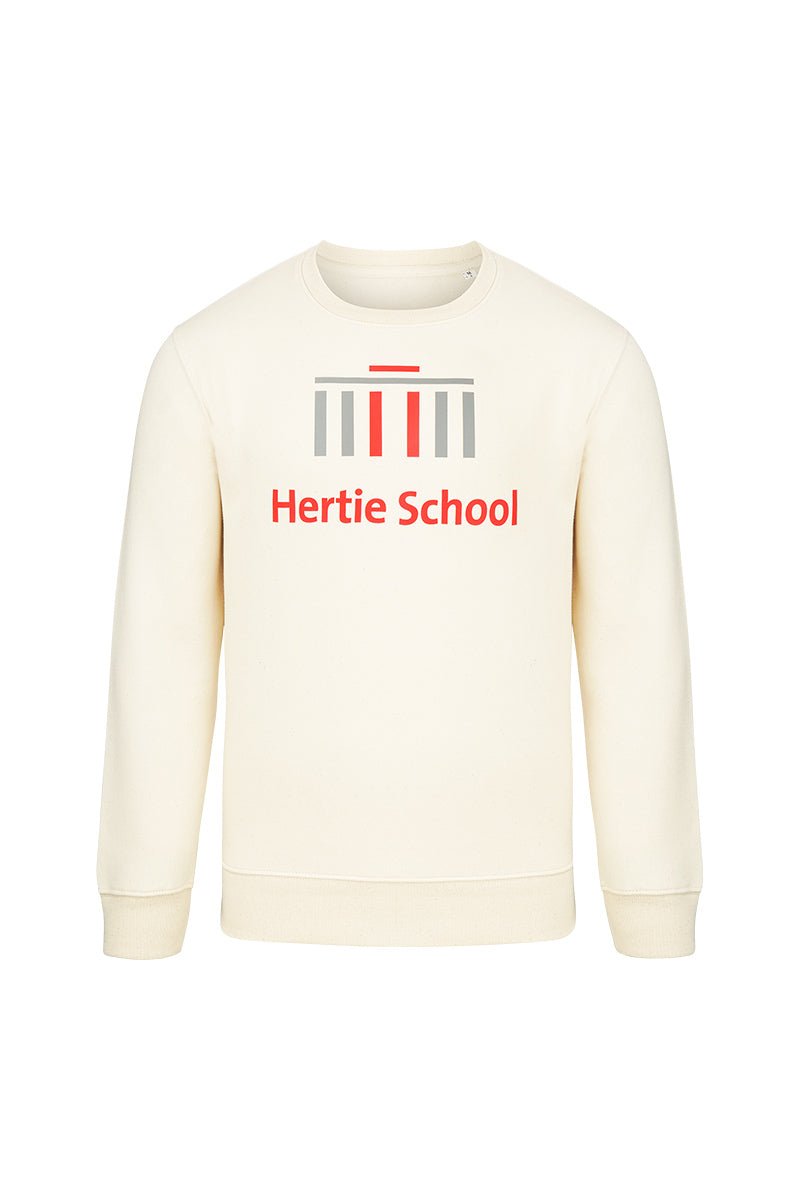 Hertie School Unisex Sweatshirt natural raw - l'amour est bleu