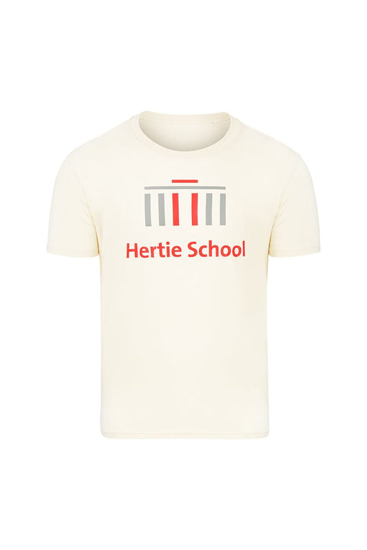 Hertie School Unisex T-Shirt natural raw - l'amour est bleu