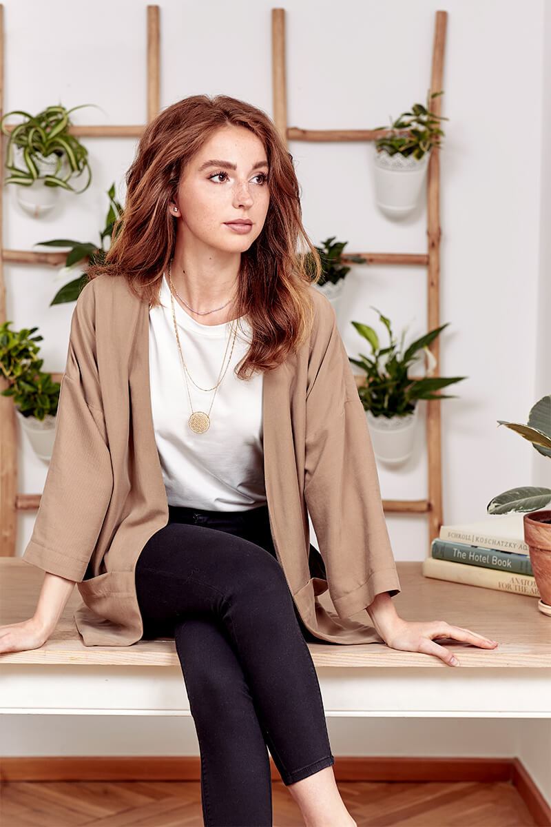 Kimono Jacke Adele - l'amour est bleu