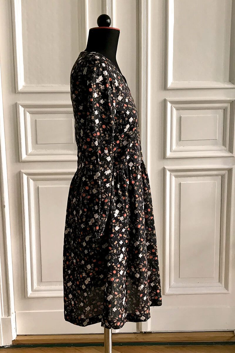 Kurzes Boho-Kleid Amalia - l'amour est bleu