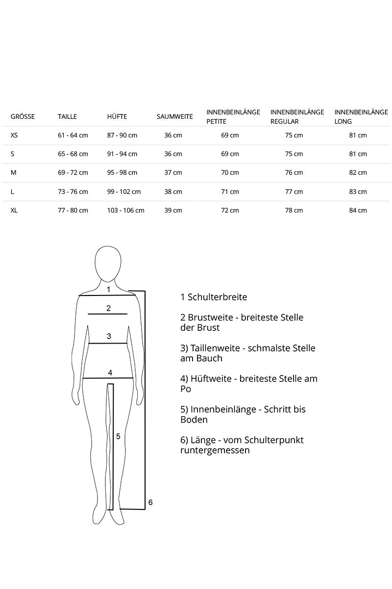 Stoffhose Modell Greta - l'amour est bleu