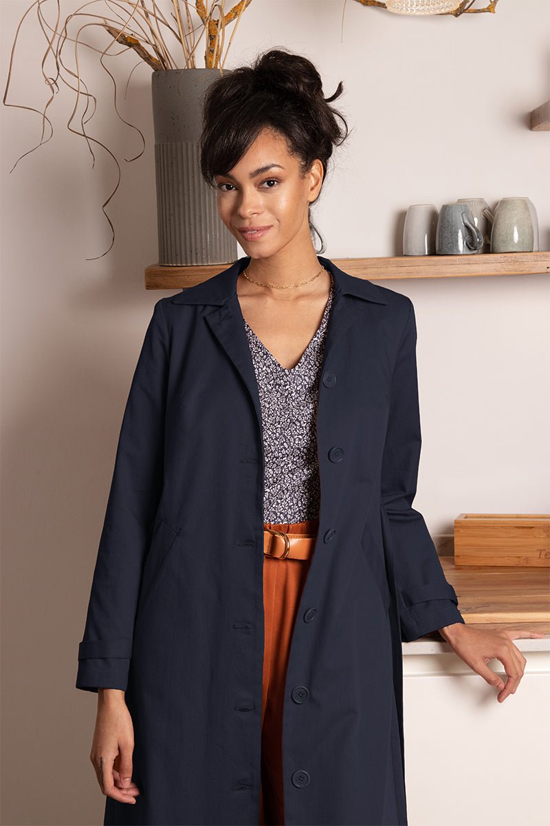Trenchcoat Modell Vera - l'amour est bleu