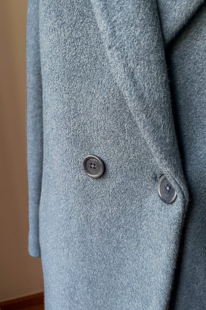 Veganer Kurzmantel Modell Loraine - l'amour est bleu